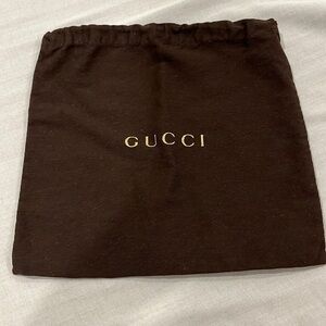 GUCCI dust bag - 9.5 “ w x 9” length